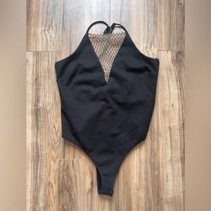 Rhinestone detailed bodysuit